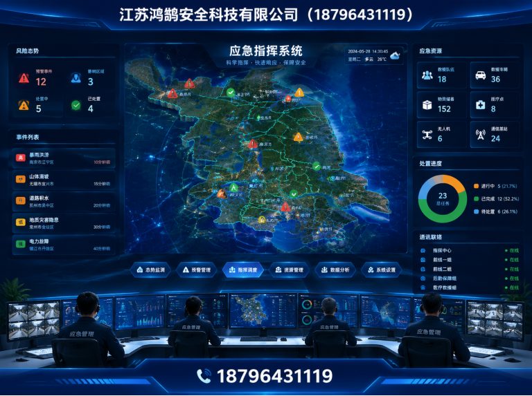 日喀则消防通信指挥展示图